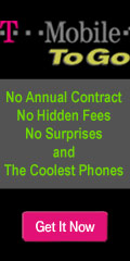T-Mobile To Go Prepaid Cell Phone Service - Click Here!